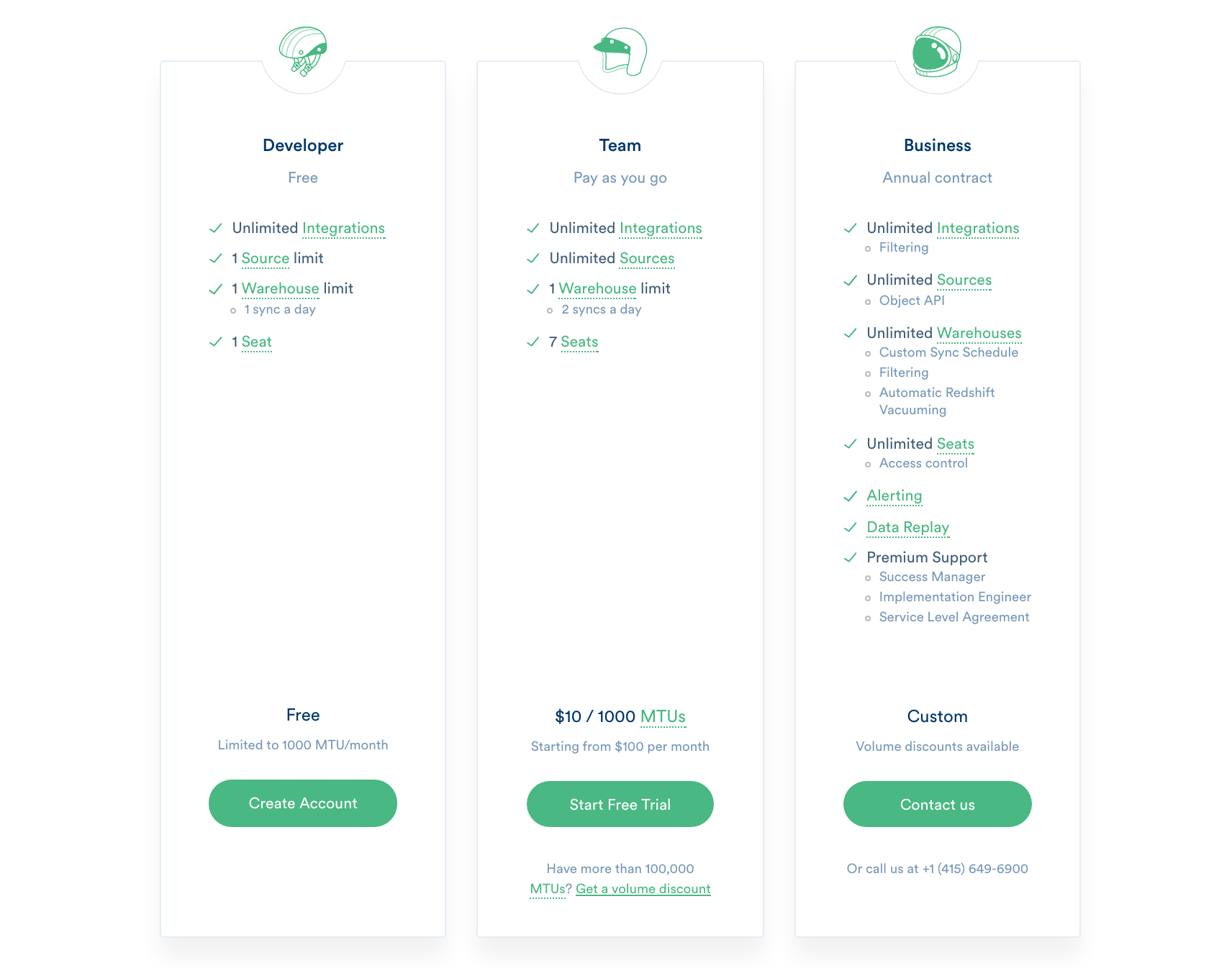 Segment’s pricing plan